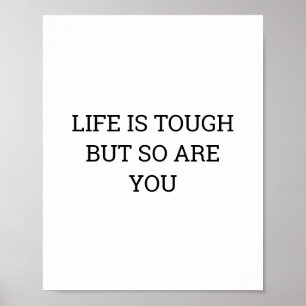 POSTER LA VIE EST DIFFICILE MAIS VOUS CITEZ AUSSI
