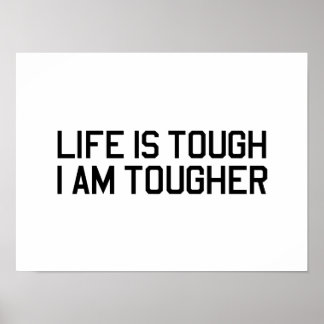 Poster La vie est dure, je suis plus dure