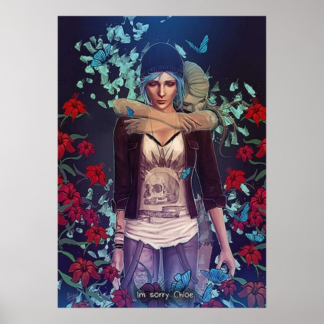 Poster La vie est étrange Chloe Rachel (Devant)