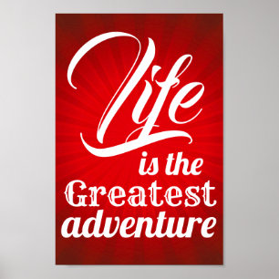 Poster La vie est la plus grande aventure