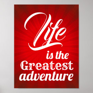 Poster La vie est la plus grande aventure