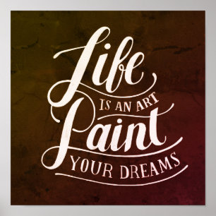 Poster La vie est un art