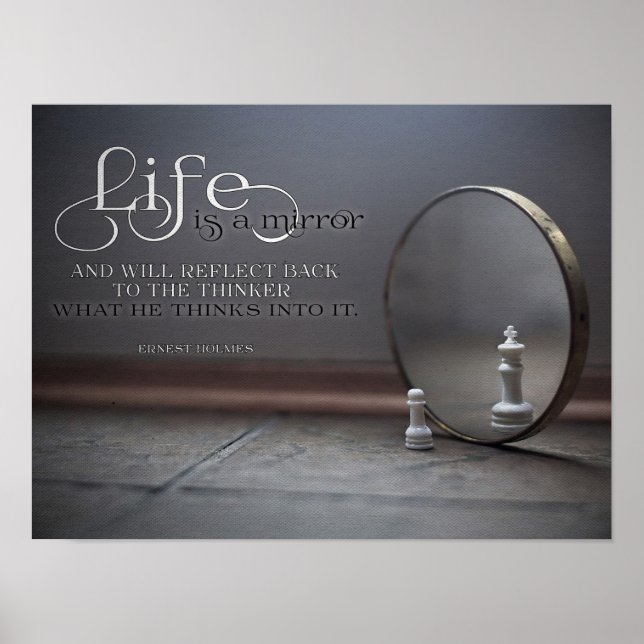 Poster La Vie Est Un Miroir (Devant)