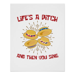 Poster La vie est un Pitch Funny Barbershop Quartet chant