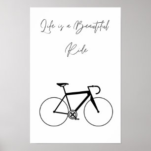 Poster La vie est une belle balade Poster, Mur art, impri