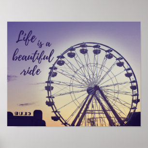 Poster La Vie Est Une Belle Photo De Carnaval