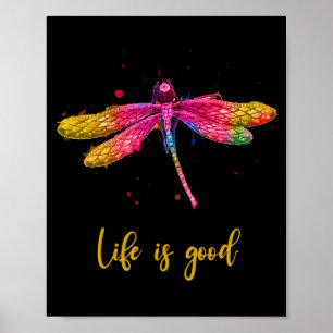 Poster La vie est une bonne libellule