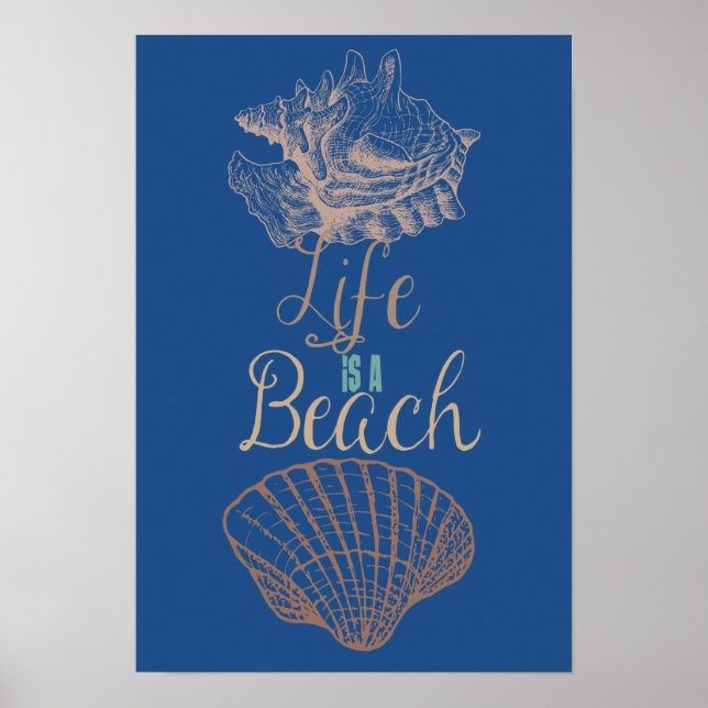 Poster La vie est une plage (Devant)
