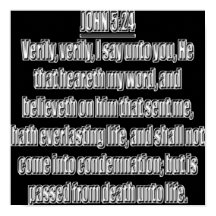 La Vie Éternelle Jean 5 24 KJV