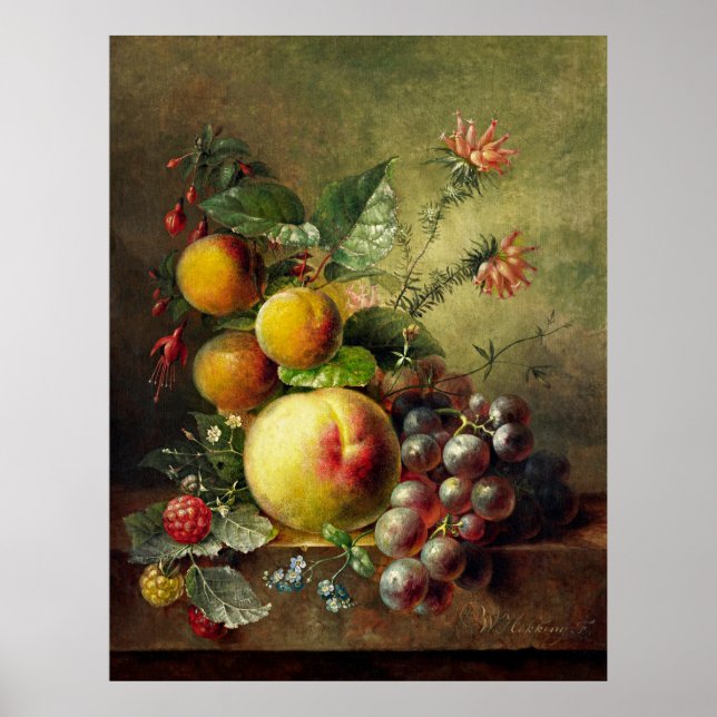 Poster La vie morte d'un fruit de Hekking (Devant)