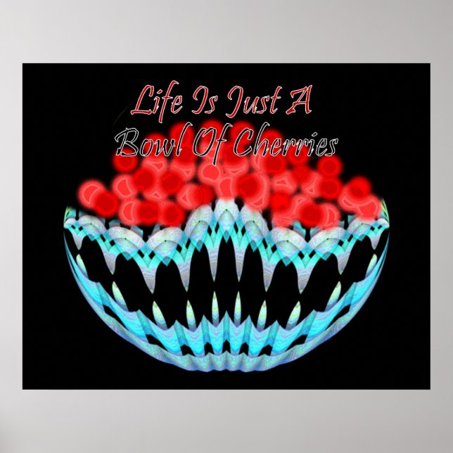 Poster La Vie N'Est Qu'Un Bol De Cerises (Devant)