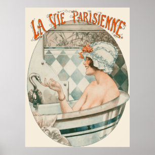 Poster La vie parisienne - A Paris-les-Bains