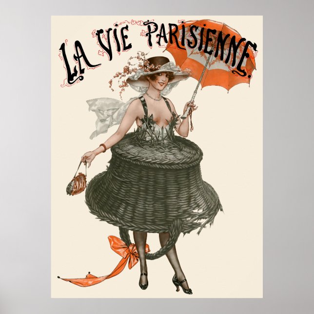Poster La Vie Parisienne - Braver la taxe, être à la mode (Devant)