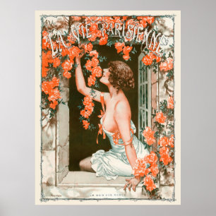 Poster La Vie Parisienne - Le mois des roses