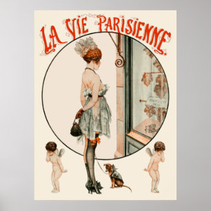Poster La Vie Parisienne - Les restrictions de la mode