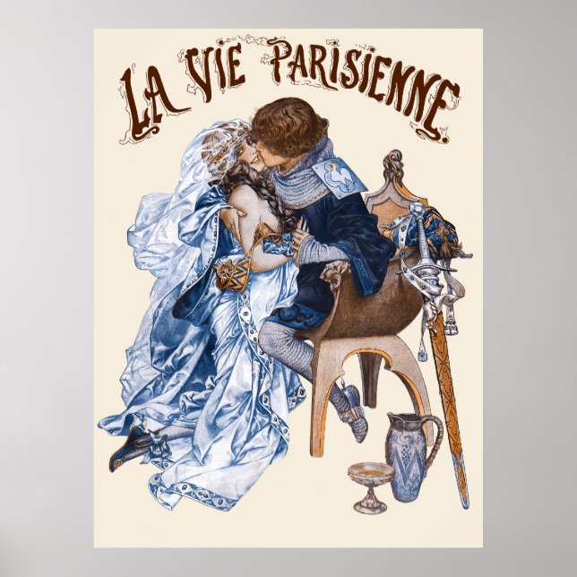 Poster La Vie Parisienne - Un Permissionnaire de la Class (Devant)