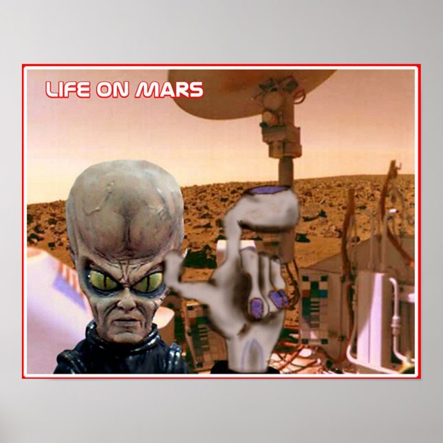 Poster La vie sur Mars (Devant)