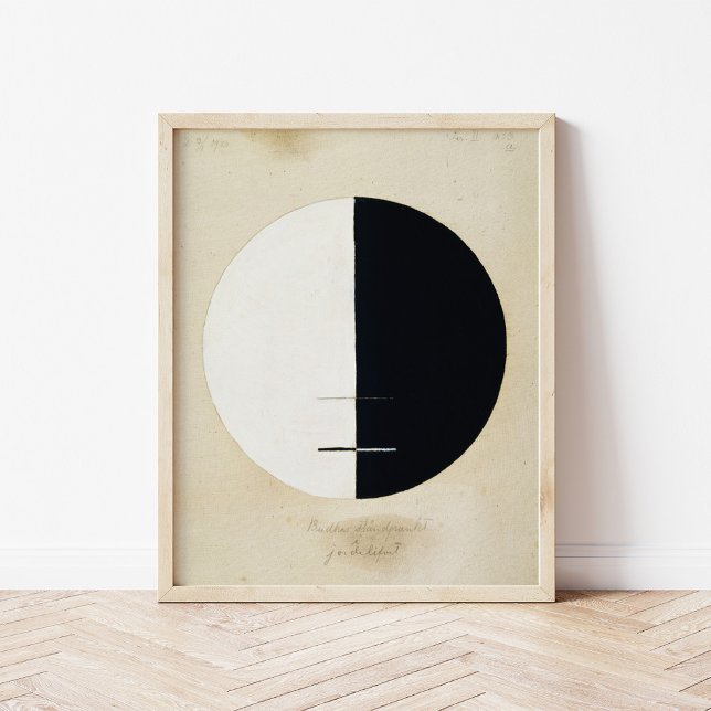 Poster La vie terrestre du Bouddha | Hilma af Klint (Créateur téléchargé)