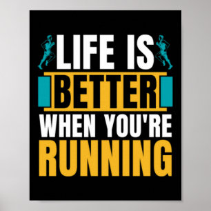 Poster La Vie Transcanadienne Est Meilleure Lorsque L'Ath