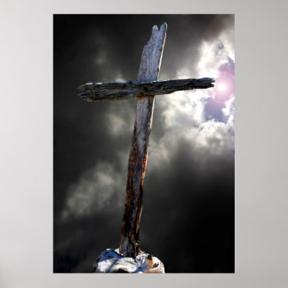 Poster La vieille croix robuste