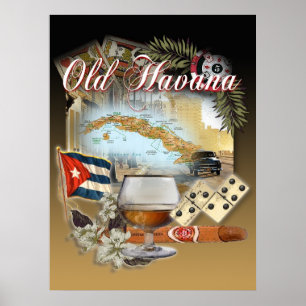 Poster la vieille havane