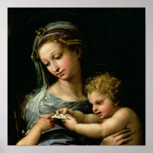 Poster La Vierge à la Rose, v.1518