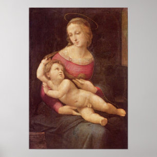 Poster La Vierge (Bridgewater Madonna) par Raphael