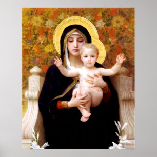 Poster La Vierge des Lilies (La Vierge au Lys)