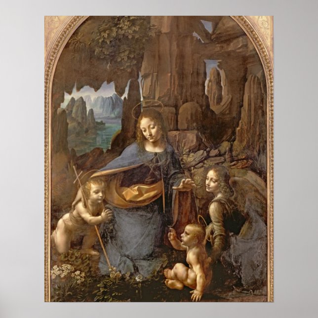 Poster La Vierge des Rochers (Devant)