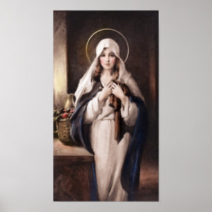 Poster La Vierge du Sacré Manteau Imprimer - Chambres