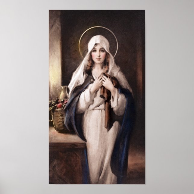 Poster La Vierge du Sacré Manteau Imprimer - Chambres (Devant)