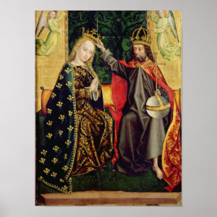 Poster La Vierge enchantée, de l'autel du Dôme, 1499