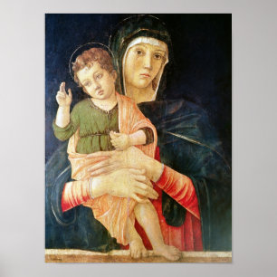 Poster La Vierge et l'Enfant bénissant, 1460-70