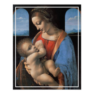 Poster La Vierge Marie allaite Le Christ Enfant-324
