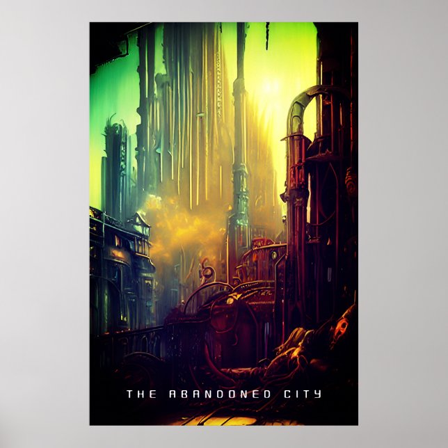 Poster La ville abandonnée (Devant)