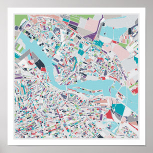 Poster La ville d'Amsterdam