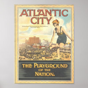 Poster La ville de l'Atlantique-terrain de jeu de la nati