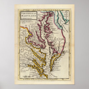 Poster La Virginie et le Maryland