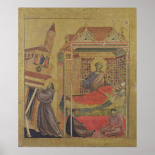Poster La vision de pape Innocent III, c.1295-1300