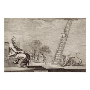 Poster La vision de Sainte Perpétue : l'échelle du martyr