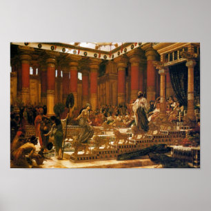 Poster La visite de la reine de Sheba au Roi Solomon