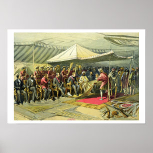 Poster La visite de retour du vice-roi au maharaja o