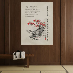 Poster La Voie du Karaté - Sagesse de Gichin Funakoshi