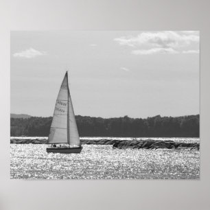 Poster La voile sur le lac Champlain