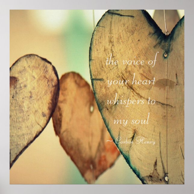 Poster La voix de ton coeur murmure à mon âme (Devant)