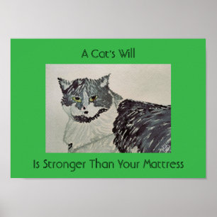 Poster La volonté d'un chat