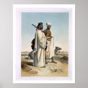Poster L'Ababda, nomades du désert oriental de Thebaid,