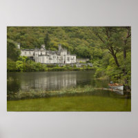 L'abbaye de Kylemore, comté de Galway, Irlande,