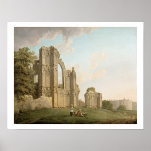 Poster L'abbaye de St Mary, York, c.1778 (huile sur la
