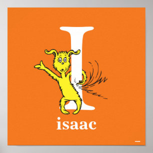 Poster L'ABC du Dr Seuss : Lettre I - Blanc Ajoutez vot